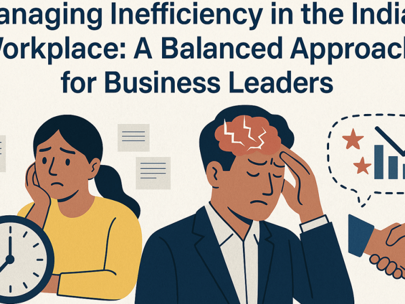 How Indian Leaders Tackle Inefficiency&nbsp;Challenges